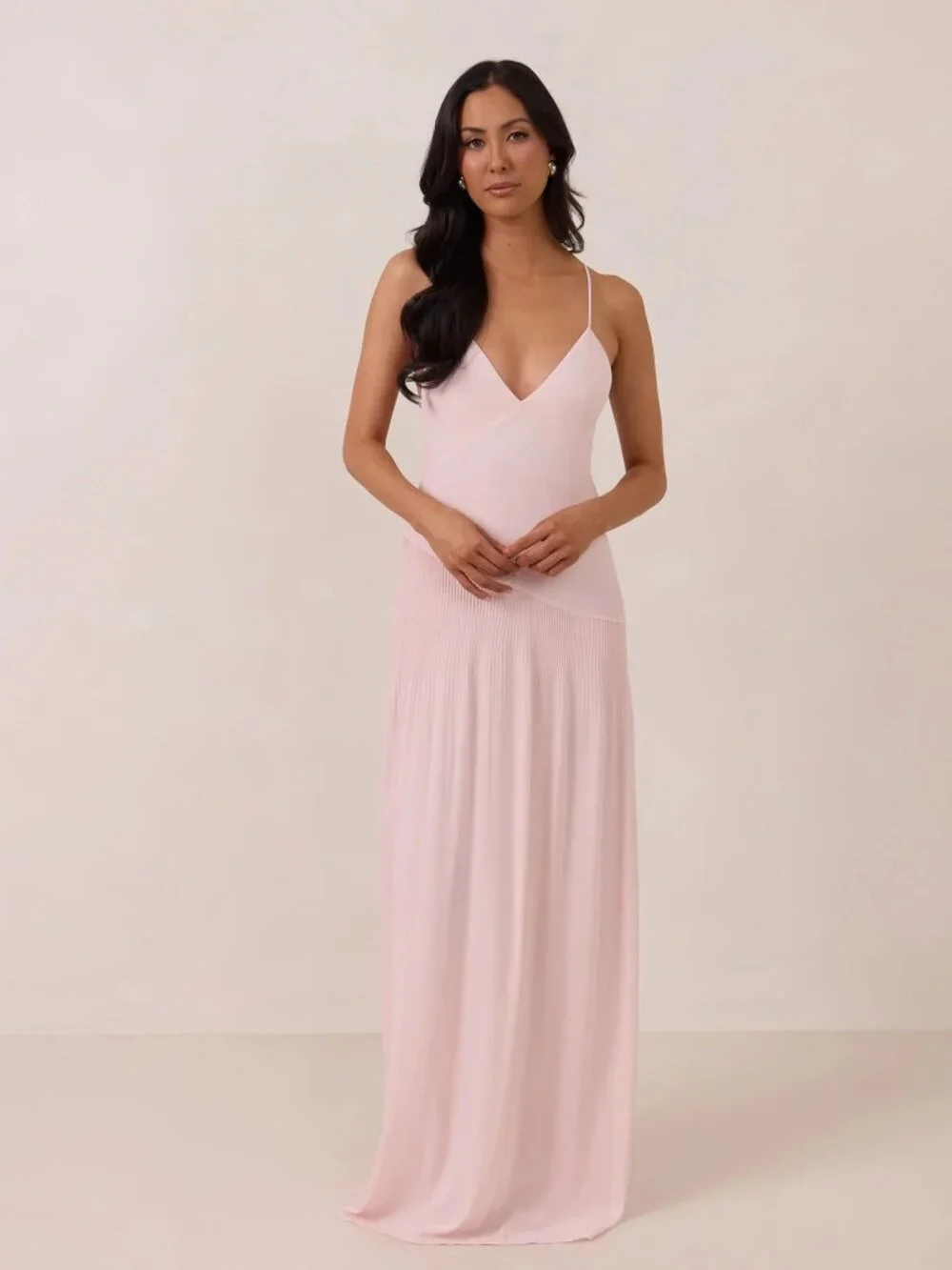park and fifth pink dress Park and Fifth Dress Powder Pink